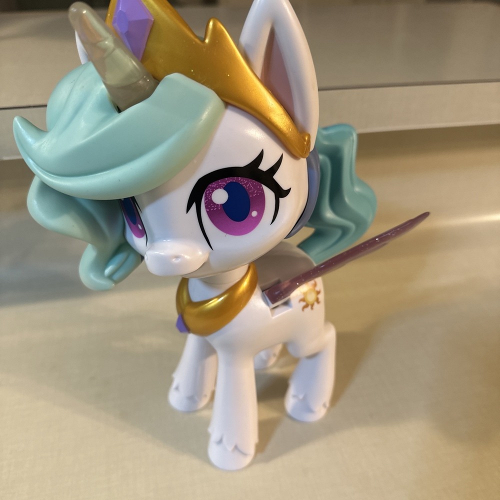 My Little Pony Magical Kiss Unicorn Princess Celestia Interactive Kids Toy